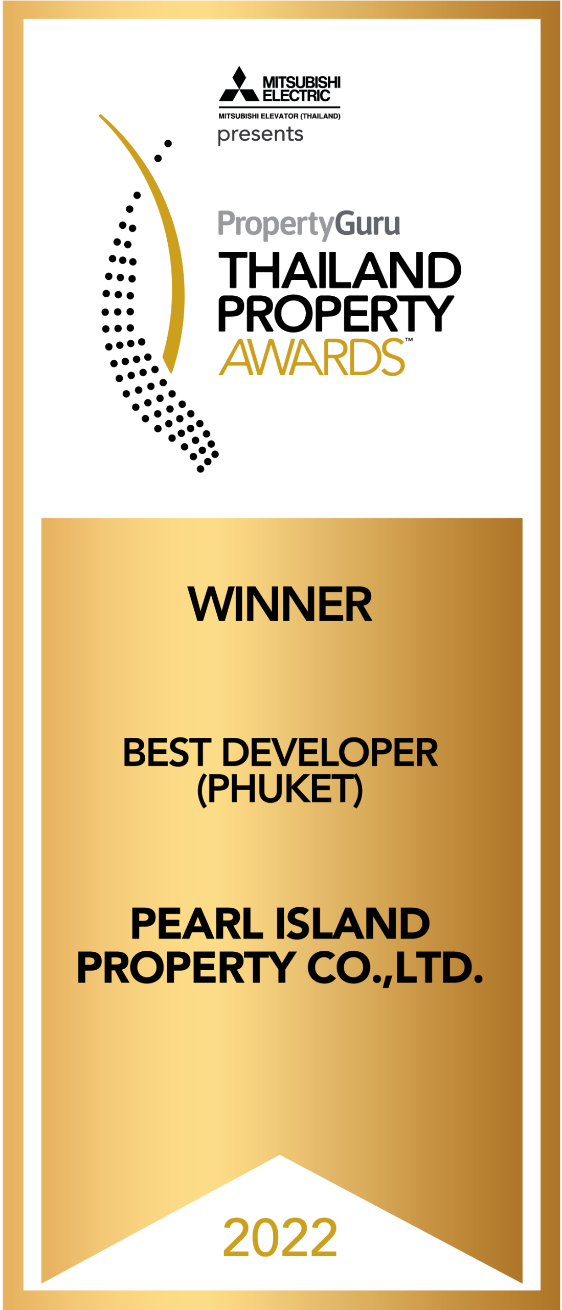 Best Developer (Phuket) Thailand 2022