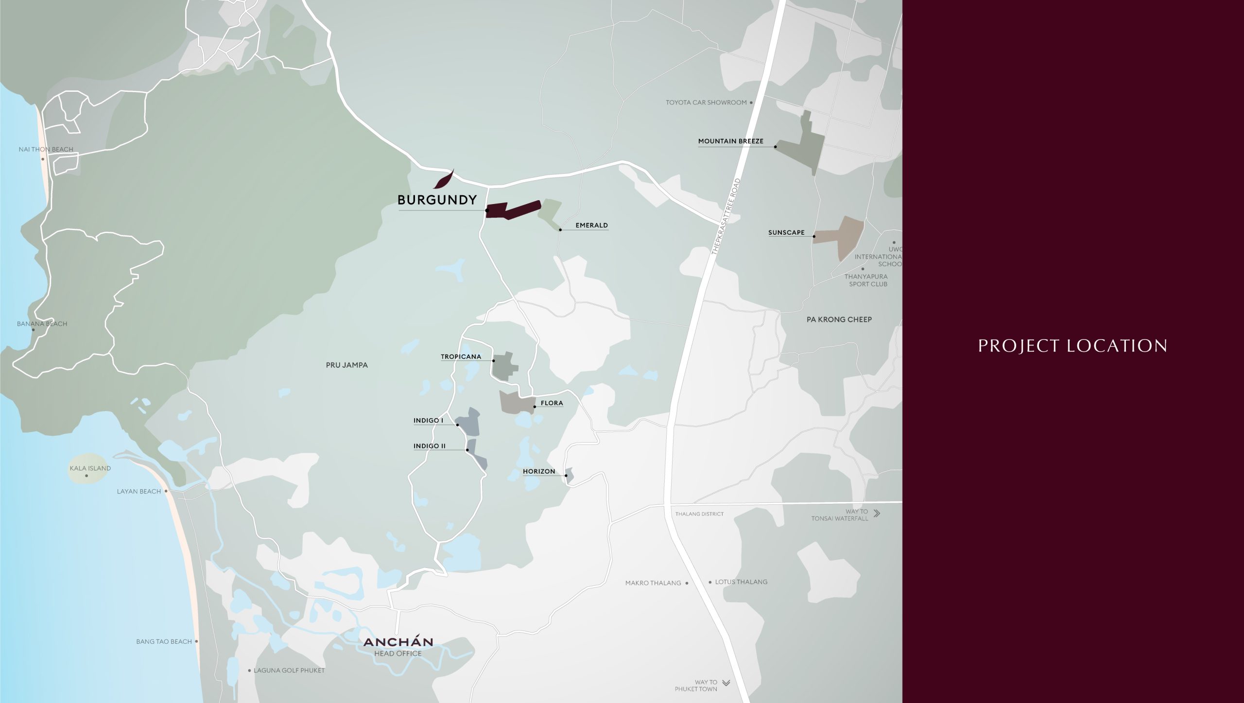 Anchan Burgundy location