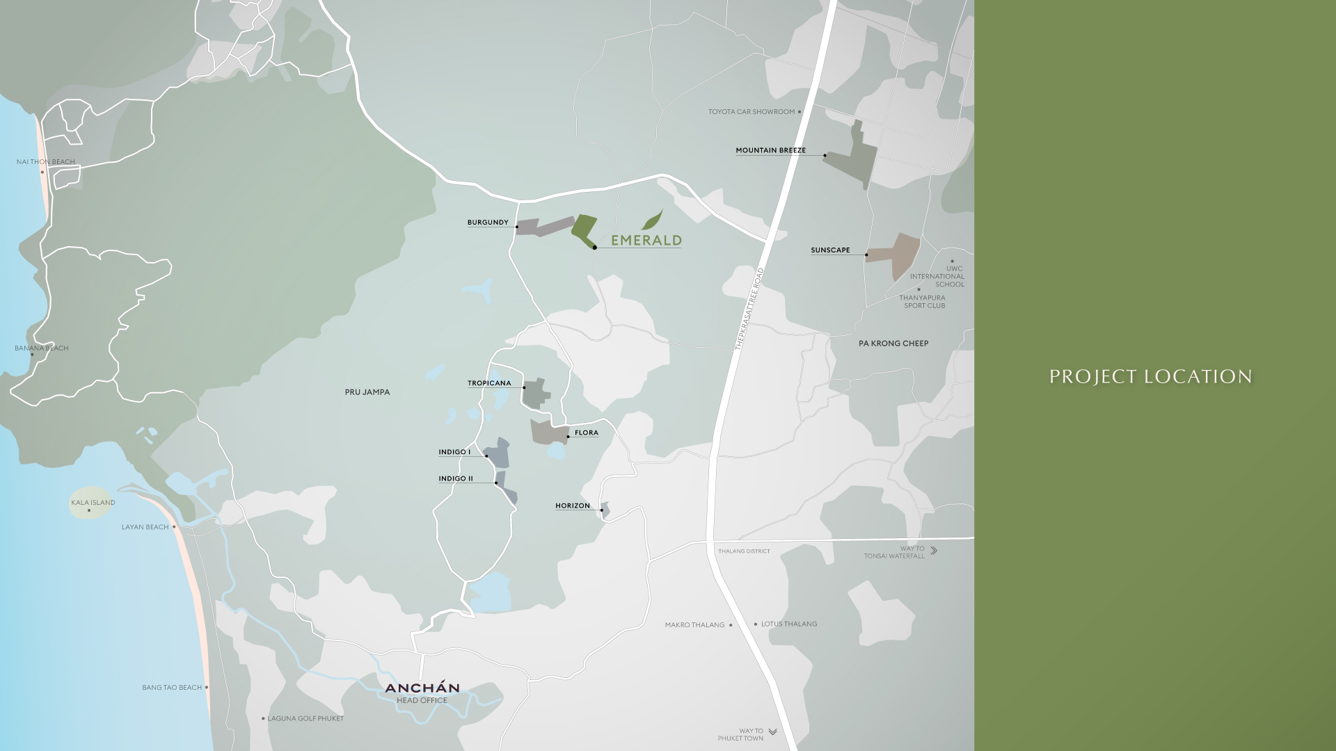 Anchan Emerald location