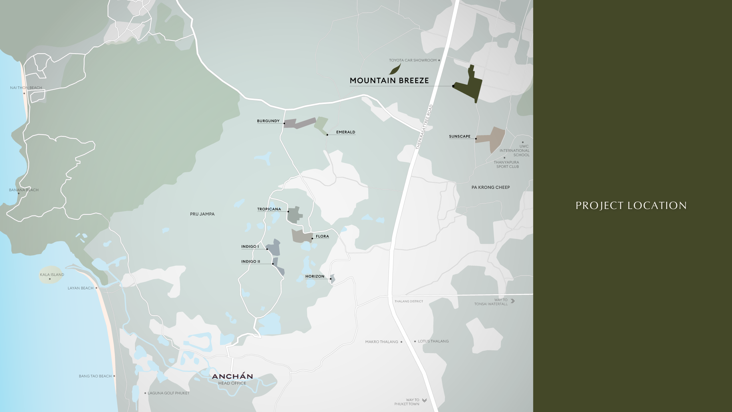 Anchan Mountain Breeze location